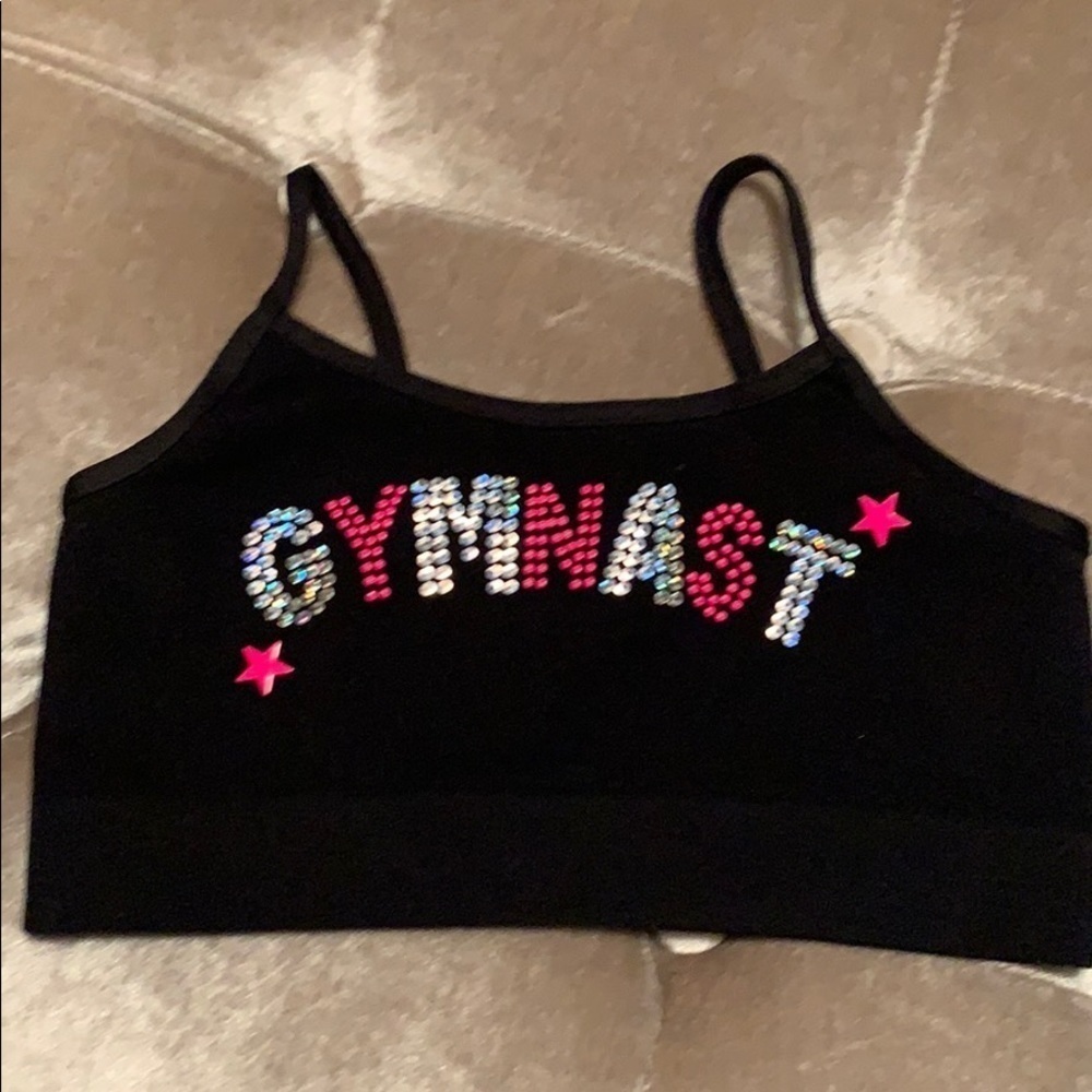 Kurve super stretchy sports bra, gymnast, sequins